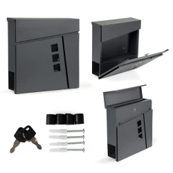 Postkast koos ajalehehoidjaga