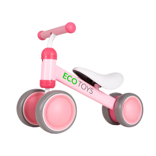 Rožinis mini balansinis dviratis Dviračiai ECOTOYS