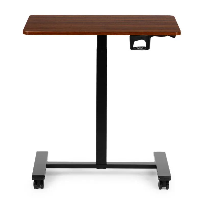 Mobilus rudas reguliuojamo aukščio stalas 70x48 cm ModernHome