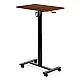 Mobilus rudas reguliuojamo aukščio stalas 70x48 cm ModernHome