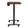 Mobilus rudas reguliuojamo aukščio stalas 70x48 cm ModernHome