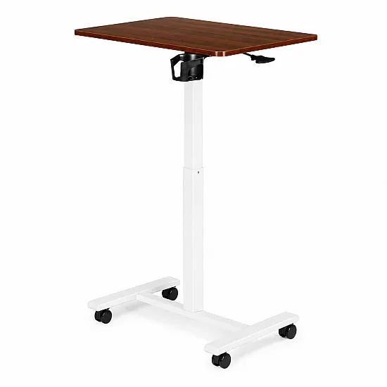 Brūns mobilais galds ar regulējamu augstumu, 70x48 cm, ModernHome