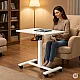 Valge reguleeritava kõrgusega mobiilne laud 70x48 cm ModernHome