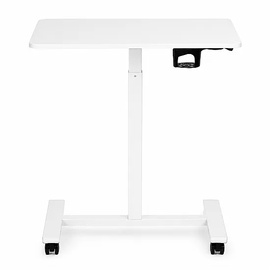 Valge reguleeritava kõrgusega mobiilne laud 70x48 cm ModernHome