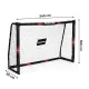 Futbolo vartai su tinklu 240 x 160 x 85 cm MOVEPRO