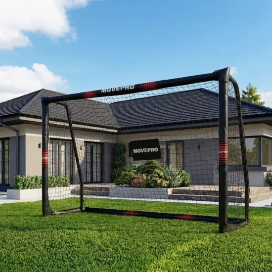 Futbolo vartai su tinklu 240 x 160 x 85 cm MOVEPRO
