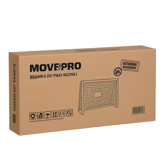 Futbolo vartai su tinklu 240 x 160 x 85 cm MOVEPRO