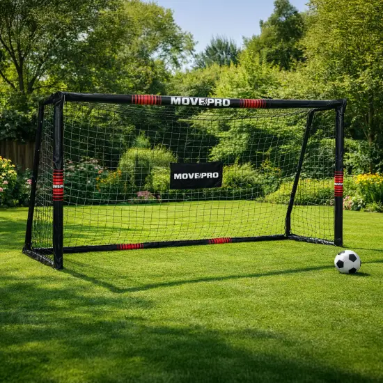 Futbolo vartai su tinklu 300x200x120 cm MOVEPRO