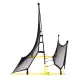 Dvipusis futbolo vartai Rebounder 220 x 120 cm MOVEPRO