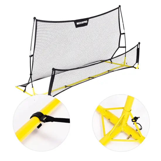 Dvipusis futbolo vartai Rebounder 220 x 120 cm MOVEPRO