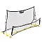 Dvipusis futbolo vartai Rebounder 220 x 120 cm MOVEPRO