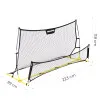 Двусторонние футбольные ворота Rebounder 220 x 120 см MOVEPRO