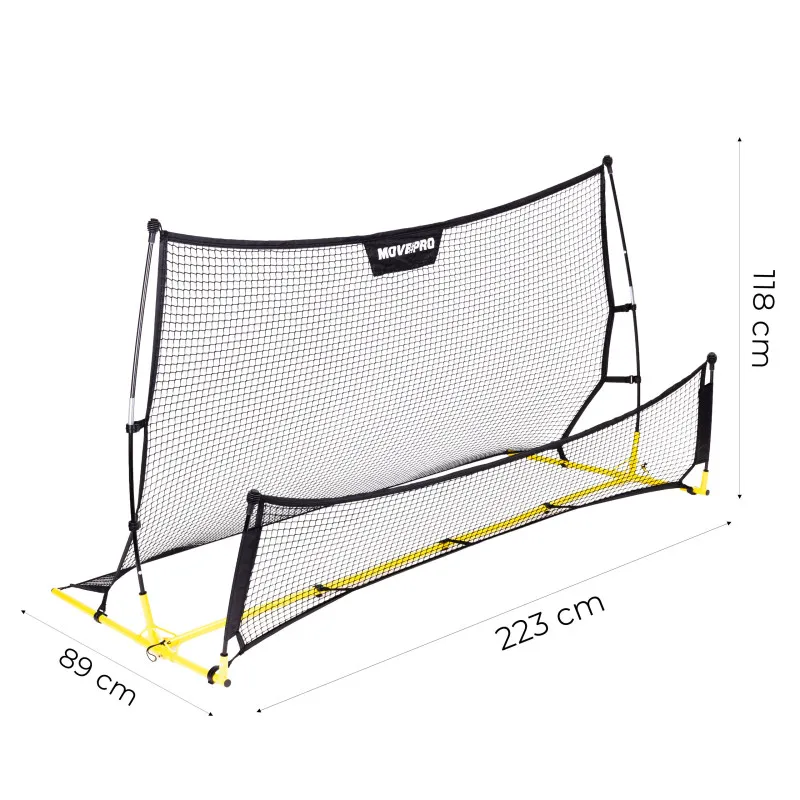 Двусторонние футбольные ворота Rebounder 220 x 120 см MOVEPRO