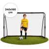 Футбольные ворота с сеткой 240 x 160 x 80 см MOVEPRO