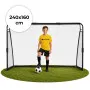 Футбольные ворота с сеткой 240 x 160 x 80 см MOVEPRO