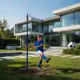 Tetherball futbolo treniruočių rinkinys su virve MOVEPRO