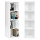 Modern white cabinet with 4 shelves Shelves ModernHome