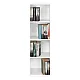 Modern white cabinet with 4 shelves Shelves ModernHome