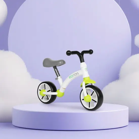 Vaikiškas žalias balansinis dviratis Dviračiai ECOTOYS