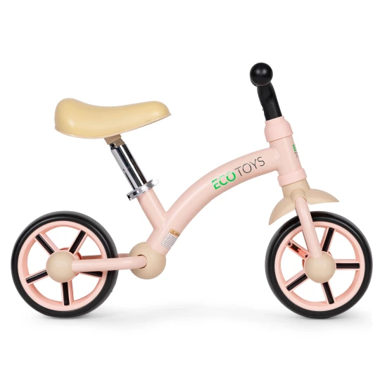 Vaikiškas rožinis balansinis dviratis Dviračiai ECOTOYS