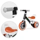 Juodas balansinis dviratis su pedalais 2in1 Dviračiai ECOTOYS