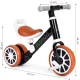 Juodas balansinis dviratis su pedalais 2in1 Dviračiai ECOTOYS