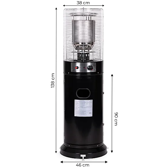 Gaasikütteseade aeda/terrassile 11 kW klaasist toruga MultiGarden