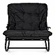 Black garden armchair with cushion by MultiGarden