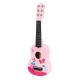 Wooden Guitar for Kids with Metal Strings and Pick – Pink Muzikos instrumentai ECOTOYS