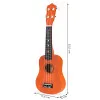 Medinė ukulelė vaikams Muzikos instrumentai ECOTOYS