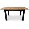 Rectangular folding table120-160 × 80 cm, in natural oak