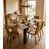 Rectangular folding table120-160 × 80 cm, in natural oak