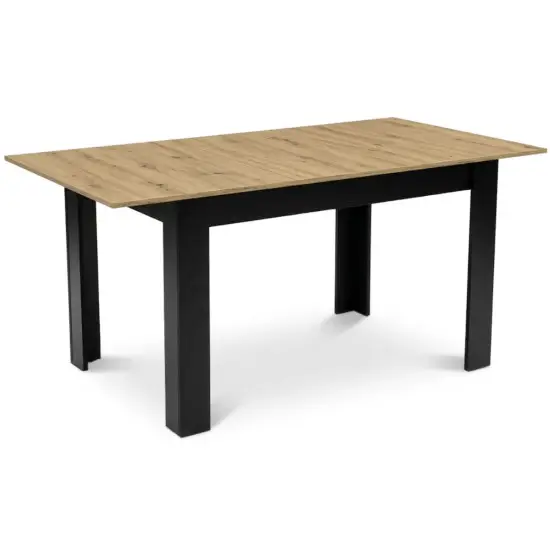Stačiakampis išsiskleidžiamas stalas 120–160 × 80 cm