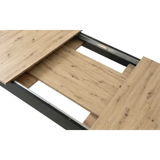 Stačiakampis išsiskleidžiamas stalas 120–160 × 80 cm