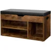 Shoe cabinet with seat 