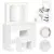 Peegli ja LED-valgustusega garderoobilaud + stool ModernHome