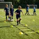 6 m futbolo treniruočių rinkinys su kūgiais ir maišeliu MOVEPRO