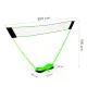 Badmintono rinkinys su sulankstomu tinklu 300 x 156 cm MOVEPRO