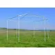 Pilka sodo palapinė 2x2x2 m su tinkleliu nuo uodų MultiGarden