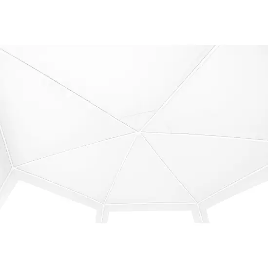 Balta sodo palapinė 2x2x2 m su tinkleliu nuo uodų MultiGarden