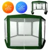 Зеленая садовая палатка 2x2x2 м с сеткой от комаров MultiGarden