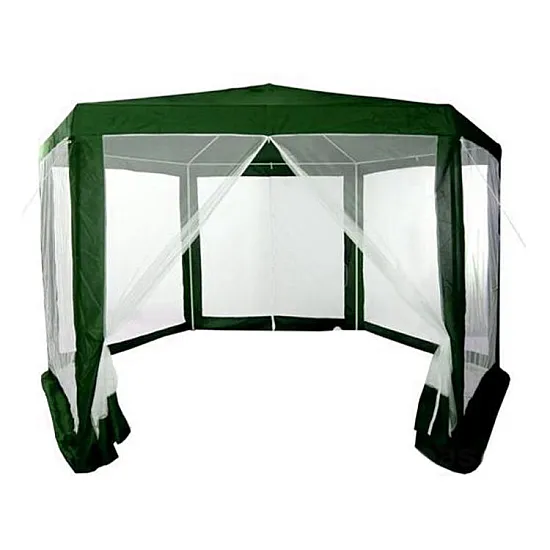 Žalia sodo palapinė 2x2x2 m su tinkleliu nuo uodų MultiGarden