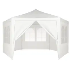 Balta sodo palapinė 2x2x2 m su langais MultiGarden