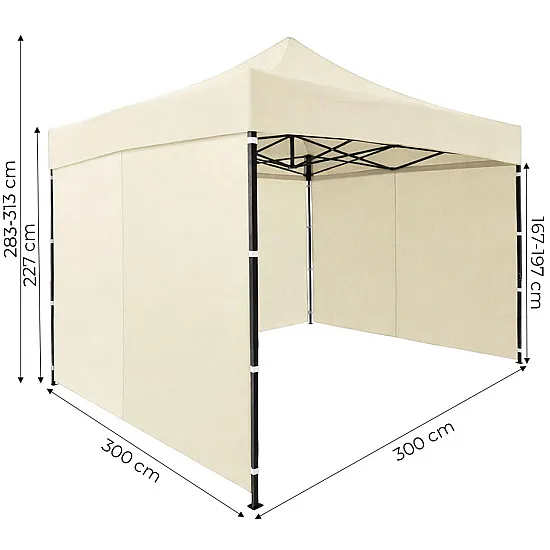 Automatyczny namiot ogrodowy 3x3 m beżowy MultiGarden