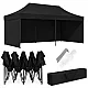 Automatically foldable garden tent 3×6 m black MultiGarden