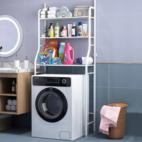 Aukšta vonios kambario lentynėlė virš klozeto, 3 lygiai Lentynos ModernHome