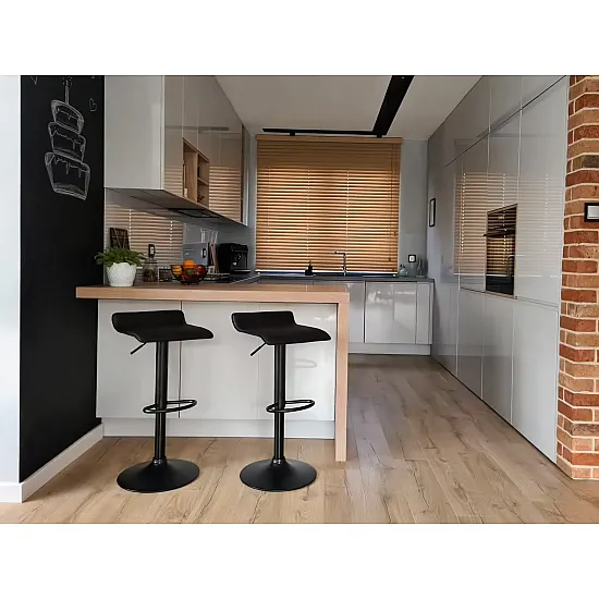 Pasukama juoda eko odos baro kėdė Foteliai ir kėdės ModernHome