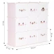 Children's storage cabinet with 9 shelves Vaikų baldai ModernHome