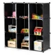 Children's storage cabinet with 9 shelves Vaikų baldai ModernHome