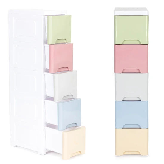 Daiktų laikymo organizatorius su 5 lentynomis Vaikų baldai ModernHome